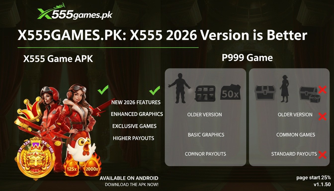 X555 Game APK vs. P999 Game: Why This 2026 Version is Better
